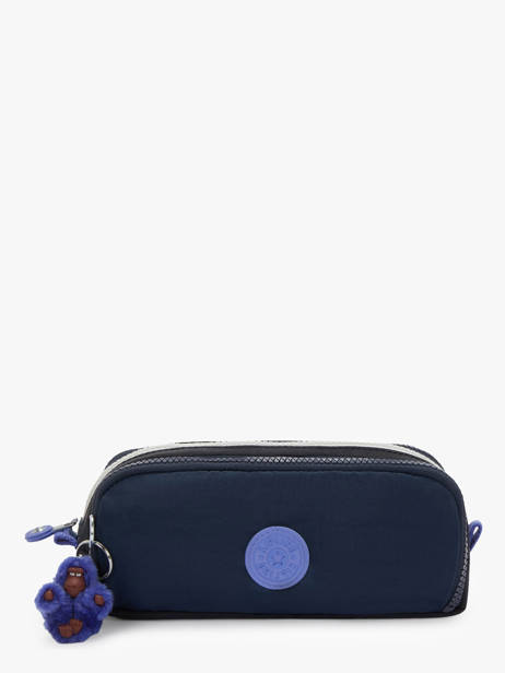 Pennenzak 3 Compartimenten Kipling Blauw back to school K13564
