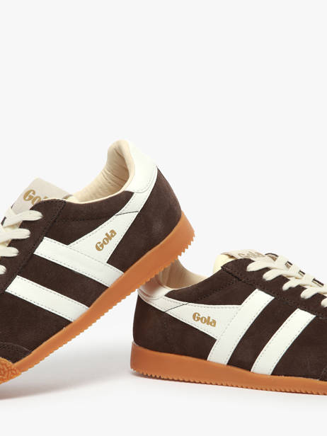 Sneakers Elan Uit Leder Gola Bruin women CLB538 ander zicht 3