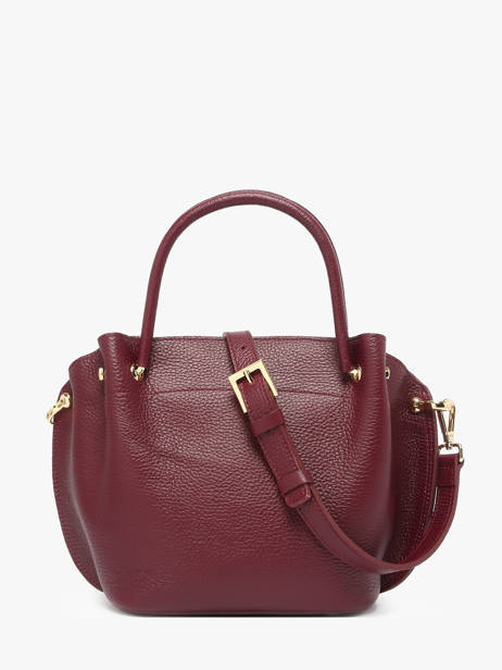 Handtas Foulonné Double Leder Lancaster Rood foulonne double 18 ander zicht 3