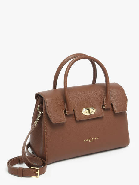 Cross Body Tas Milano Cosmos Leder Lancaster Bruin milano cosmos 77 ander zicht 1