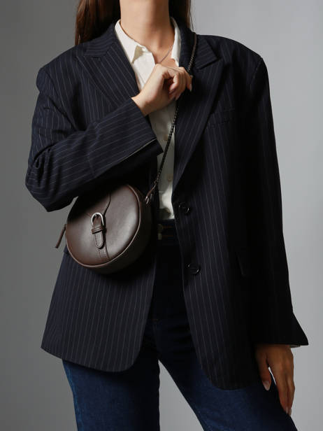 Cross Body Tas Oxer Leder Etrier Bruin oxer EOXE130S ander zicht 1