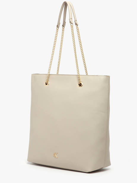 Schoudertas Minimal Mono Calvin klein jeans Beige minimal mono 4F3204G ander zicht 1