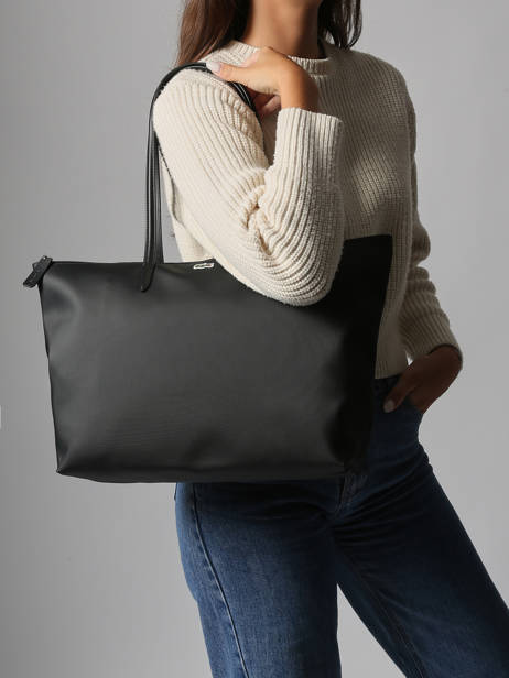 Schoudertas L.12.12 Concept Lacoste Zwart l.12.12 concept NF1888PK ander zicht 1