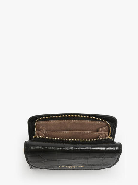 Portefeuille Leder Lancaster Zwart exo 11 ander zicht 2