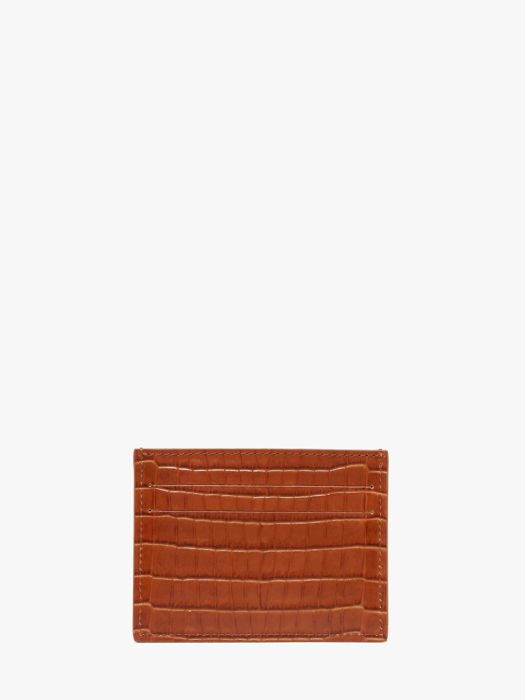 Longchamp Longchamp pocket croco Kredietkaarthouder Bruin