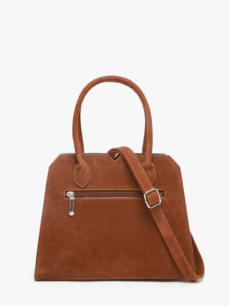 Handtas Velvet Miniprix Bruin velvet F7510 ander zicht 3