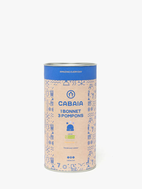 Muts Met Verwisselbare Pompon Cabaia Beige hats MOSCOWMU ander zicht 2