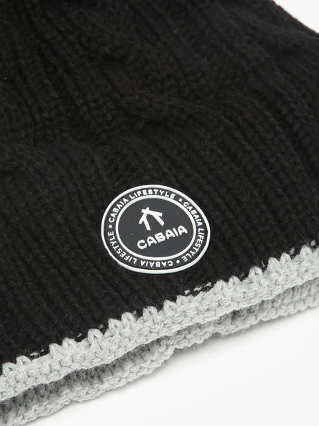 Muts Cabaia Zwart hats CREAMYGI ander zicht 1