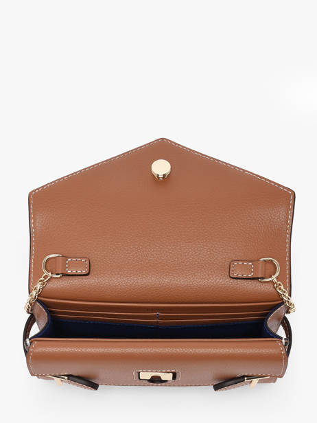 Cross Body Tas Emily Leder Le tanneur Bruin emily TEMI1056 ander zicht 2