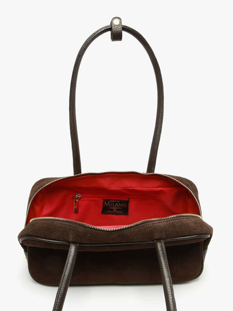 Schoudertas Velvet Caviar Milano Bruin velvet caviar VC25093 ander zicht 2