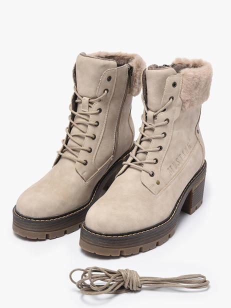 Enkellaarsjes Met Hak Mustang Bruin women M0132003 ander zicht 1