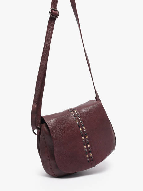 Cross Body Tas Heritage Leder Biba Violet heritage HAK2L ander zicht 2