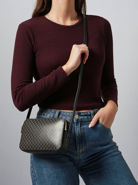 Cross Body Tas Coated Emblem Calvin klein jeans Zwart coated emblem 4F3268G ander zicht 1