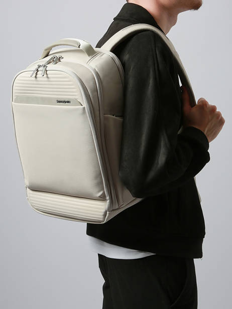 Business Rugzak Samsonite Beige paralux bt 156433 ander zicht 1