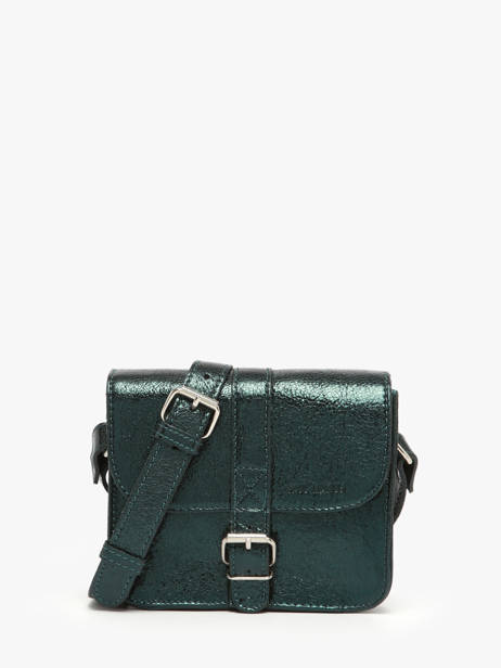 Cross Body Tas L'essentiel Minuit Leder Paul marius Groen minuit ESSENMIN