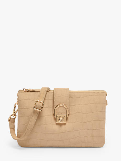 Cross Body Tas Equestre Croco Leder Etrier Beige equestre croco EECQ0143