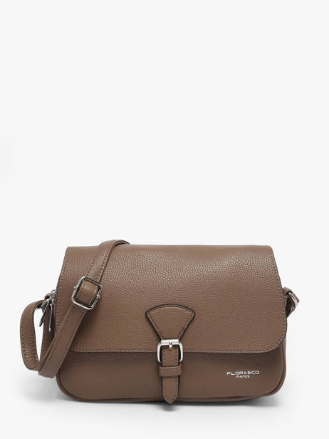 Cross Body Tas Grained Miniprix Bruin grained F3601