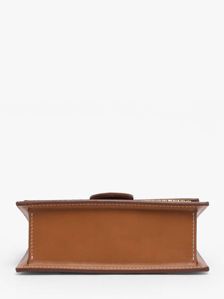 Preloved Mini Bambino Cross Body Tas Leder Jacquemus Bruin second life 1560098 ander zicht 7