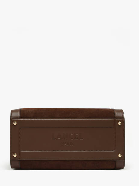 Bowlingtas M Bcbg Suède Leder Lancel Bruin bcbg A13693 ander zicht 4