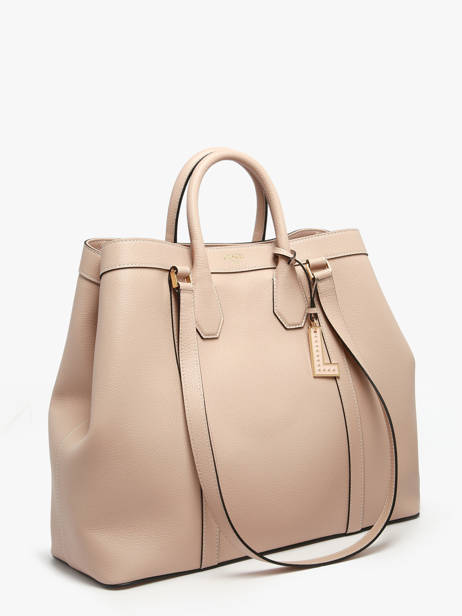 Handtas Belleville Leder Lancel Beige belleville A13738 ander zicht 2
