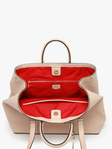 Handtas Belleville Leder Lancel Beige belleville A13738 ander zicht 3