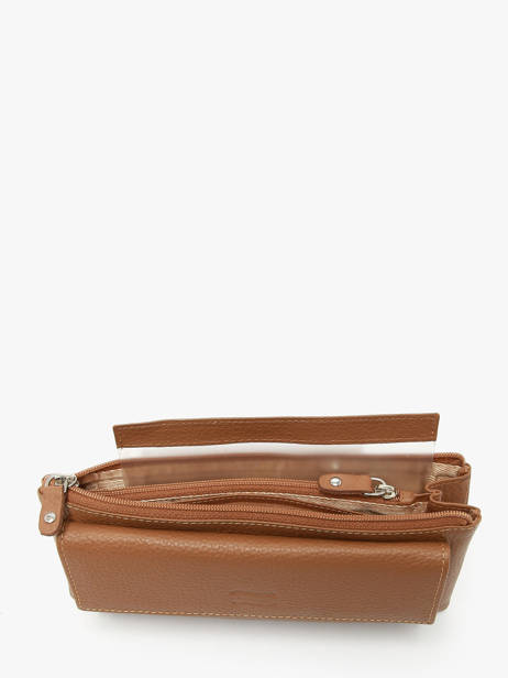 Portefeuille Caviar Leder Crinkles Bruin caviar 14104 ander zicht 3