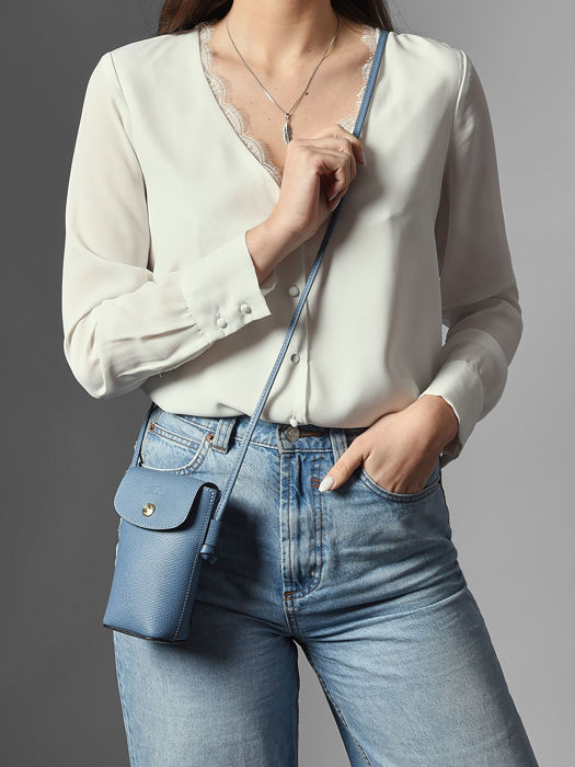 Longchamp Epure Etui ipod/cd Blauw