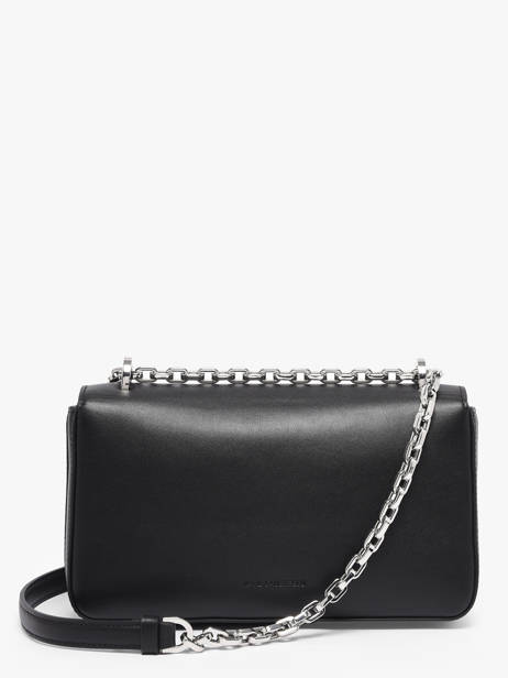 Cross Body Tas K Signature Leder Karl lagerfeld Zwart k signature B1W30046 ander zicht 4