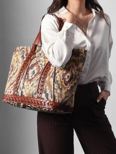 Schoudertas Cabas Vanessa bruno Veelkleurig cabas 6V40409 ander zicht 1