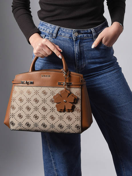 Handtas Melinda Logo Guess Bruin melinda logo JP990206 ander zicht 1