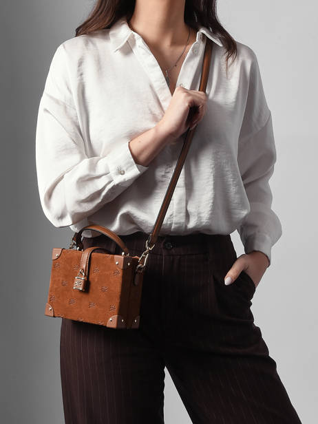 Cross Body Tas K Autograph Leder Karl lagerfeld Bruin k autograph B1W30266 ander zicht 1