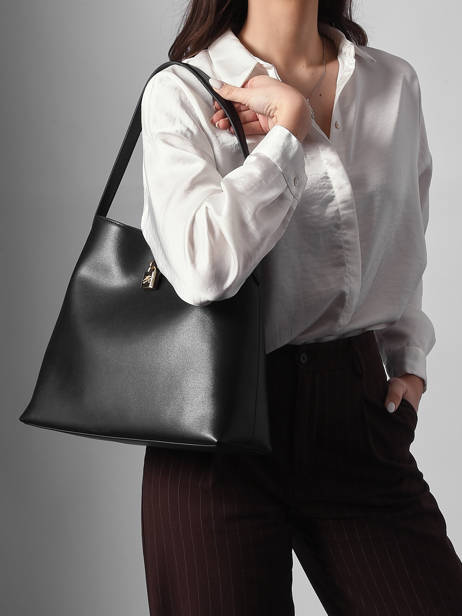 Schoudertas K Autograph Leder Karl lagerfeld Zwart k autograph B1W30096 ander zicht 1