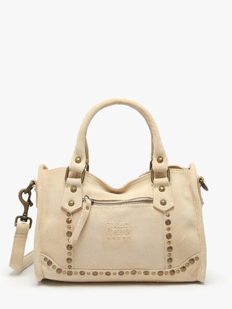 Cross Body Tas Houston Leder Basilic pepper Beige houston BHOU72