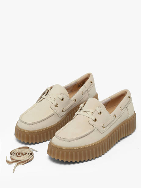 Bootschoenen Met Platformzool Uit Leder Clarks Beige women 26186302 ander zicht 3