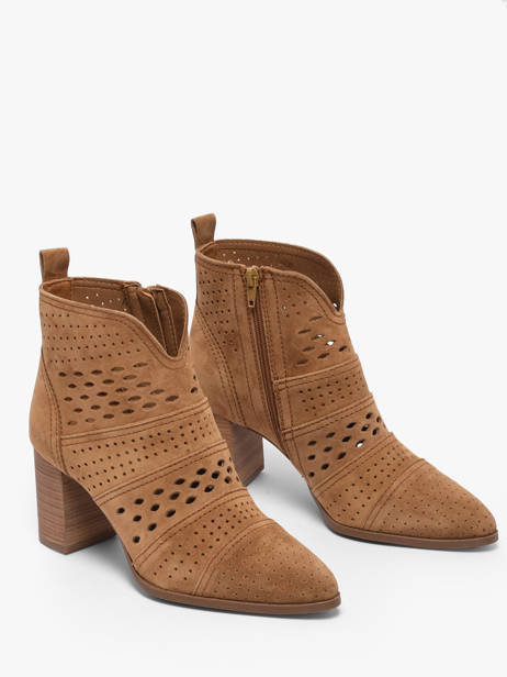 Enkellaarsjes Met Hak Uit Leder Alpe Bruin women 53851101 ander zicht 1