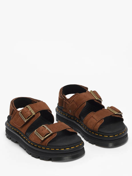 Sandalen Zebzag Uit Leder Dr martens Bruin women 42853200 ander zicht 1