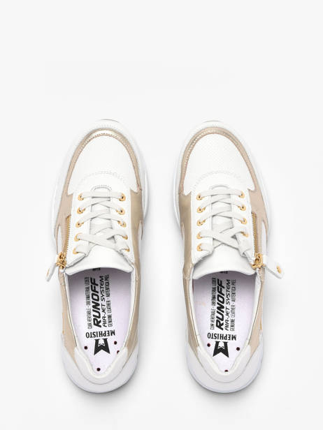 Sneakers Uit Leder Mephisto Wit women P5148982 ander zicht 3