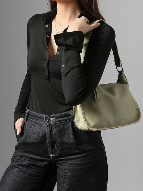 Schoudertas Brodery Miniprix Groen brodery 19672 ander zicht 1