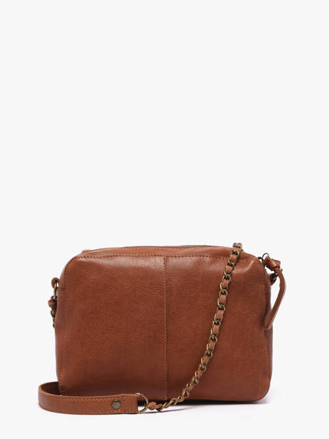 Cross Body Tas Bea Leder Pieces Bruin bea 17163626 ander zicht 4