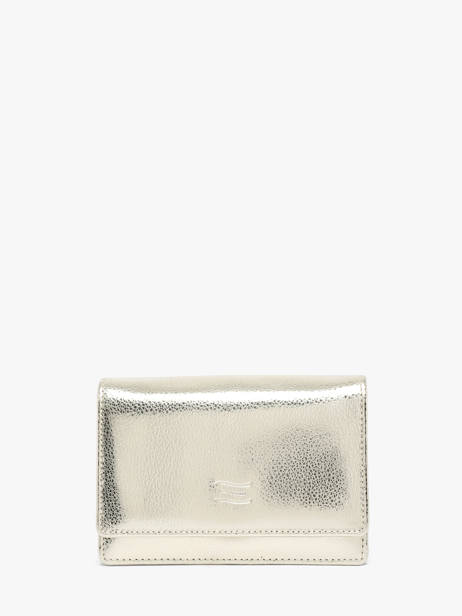 Portefeuille Caviar Leder Crinkles Goud caviar 14049