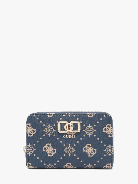 Portefeuille Emelie Logo Guess Blauw emelie logo GP928140