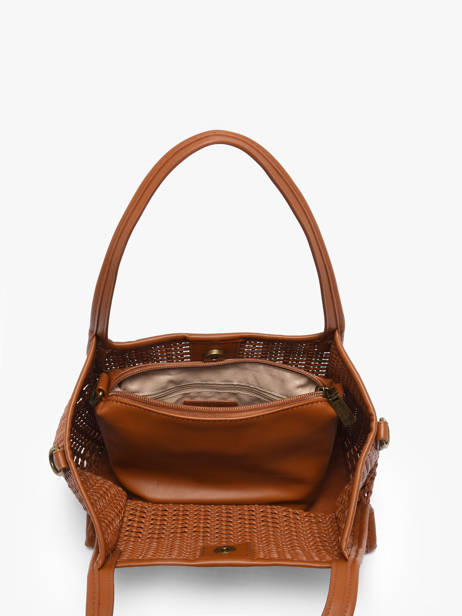 Schoudertas /cross Body Tresse Miniprix Bruin tresse 19753 ander zicht 3