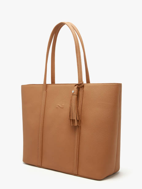 Schoudertas Nathan Leder Nathan baume Bruin nathan 36855 ander zicht 2