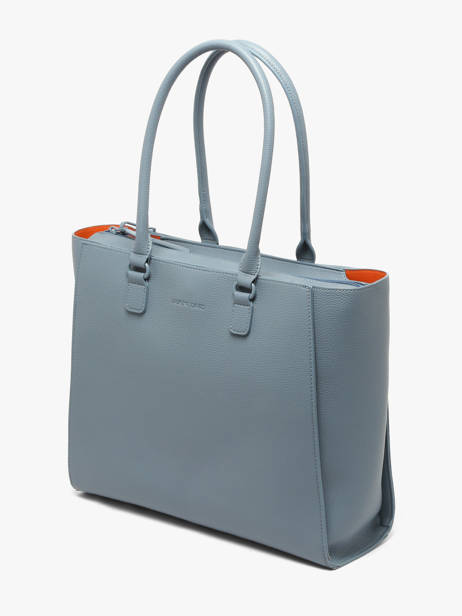 Schoudertas Dorine Laurent david Blauw ld bags 75 ander zicht 2