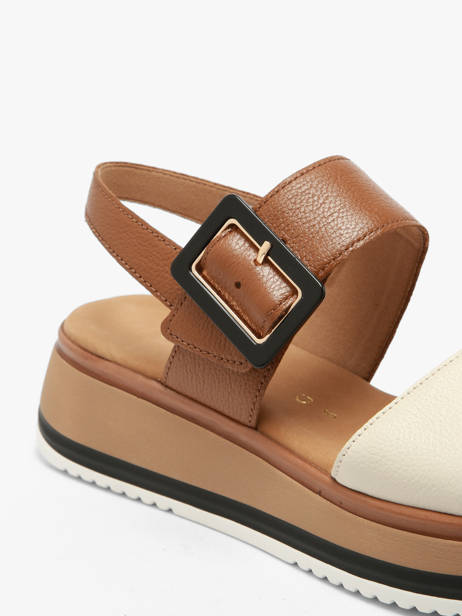 Sandalen Met Platformzool Uit Leder Gabor Bruin women 52 ander zicht 2