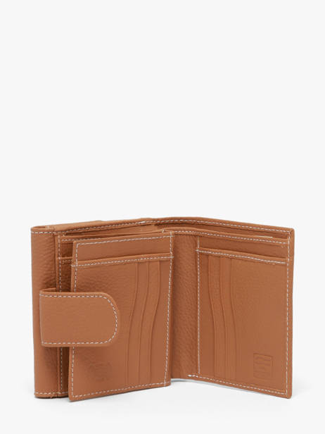 Portemonnee Caviar Leder Crinkles Bruin caviar 14068 ander zicht 2