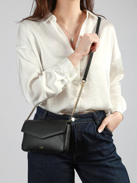 Cross Body Tas Enveloppe Leder Lancel Zwart enveloppe A14024 ander zicht 1