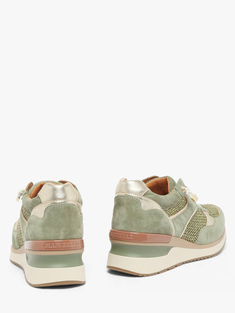 Sneakers Met Platformzool Uit Leder Mam'zelle Groen women CSIJK86 ander zicht 2
