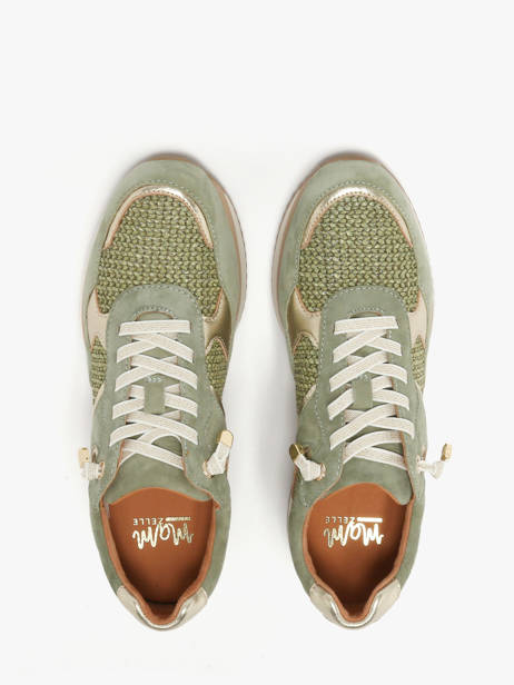 Sneakers Met Platformzool Uit Leder Mam'zelle Groen women CSIJK86 ander zicht 3