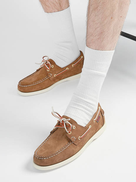 Bootschoenen Uit Leder Sebago Bruin men 7000GA0 ander zicht 1